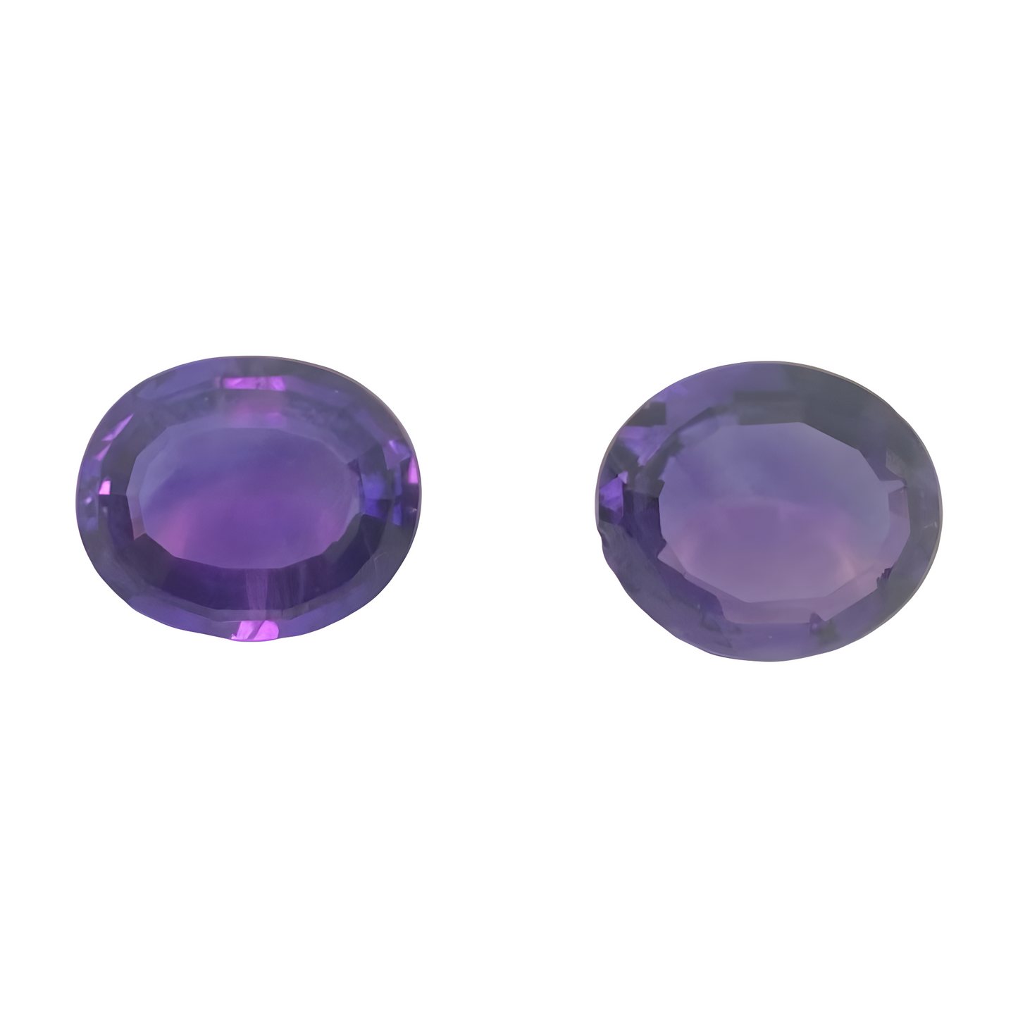 Amethyst pair 7.68 ct