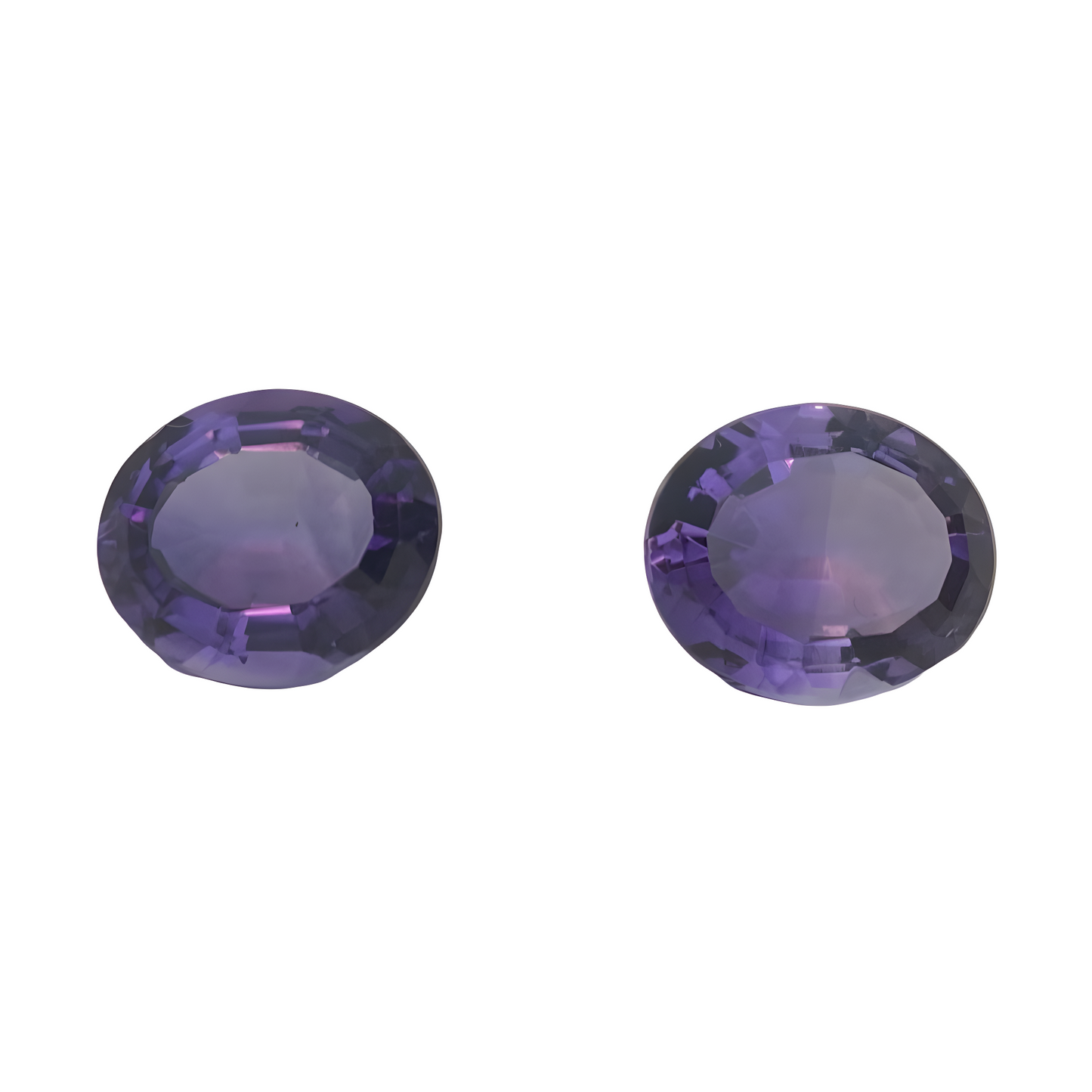 Amethyst pair 8.37 ct