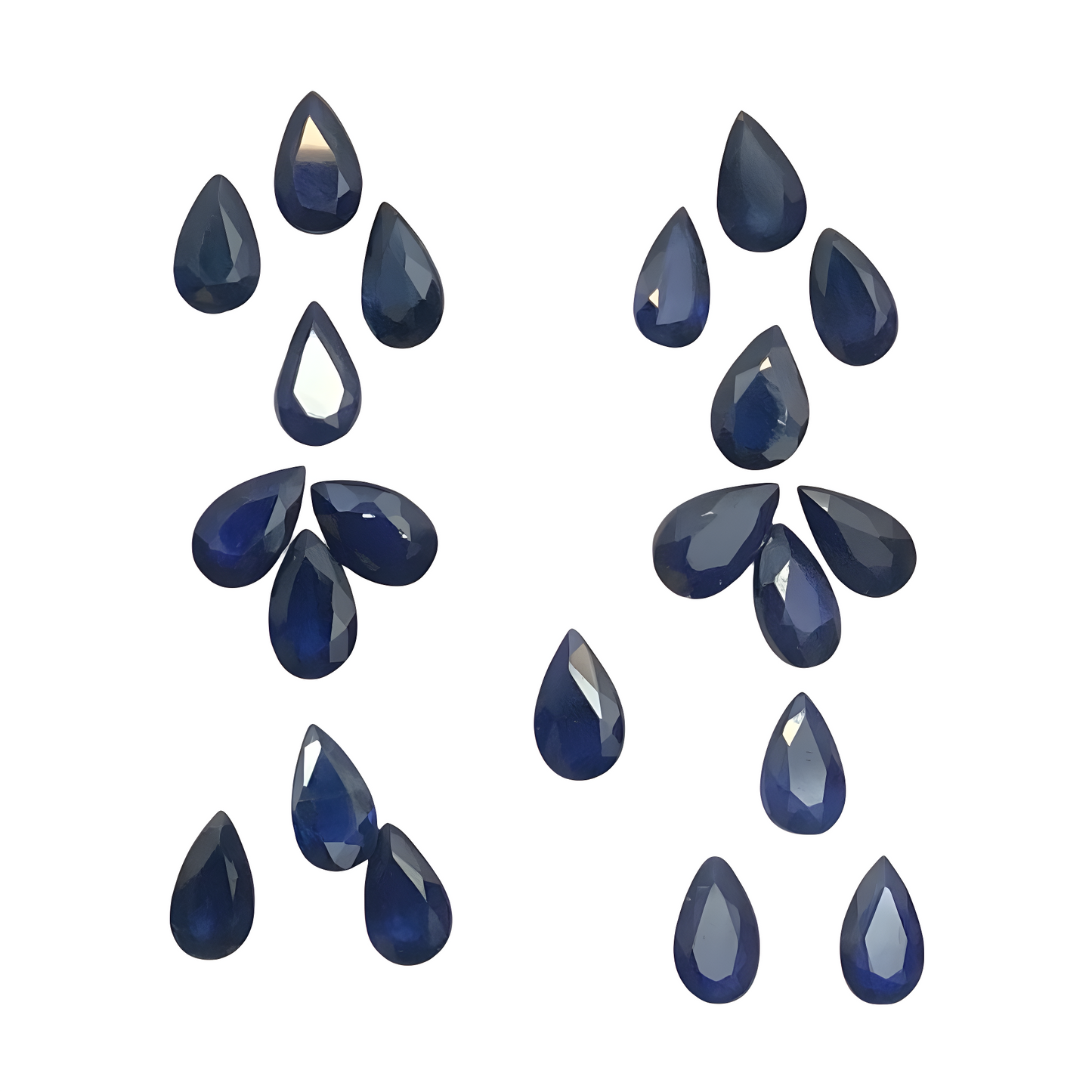 Blue sapphire 5.45 ct (21pcs)