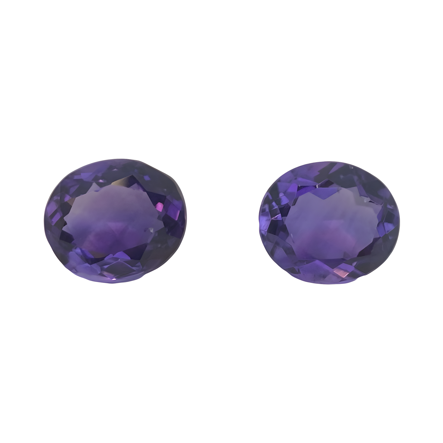 Amethyst pair 9.78 ct