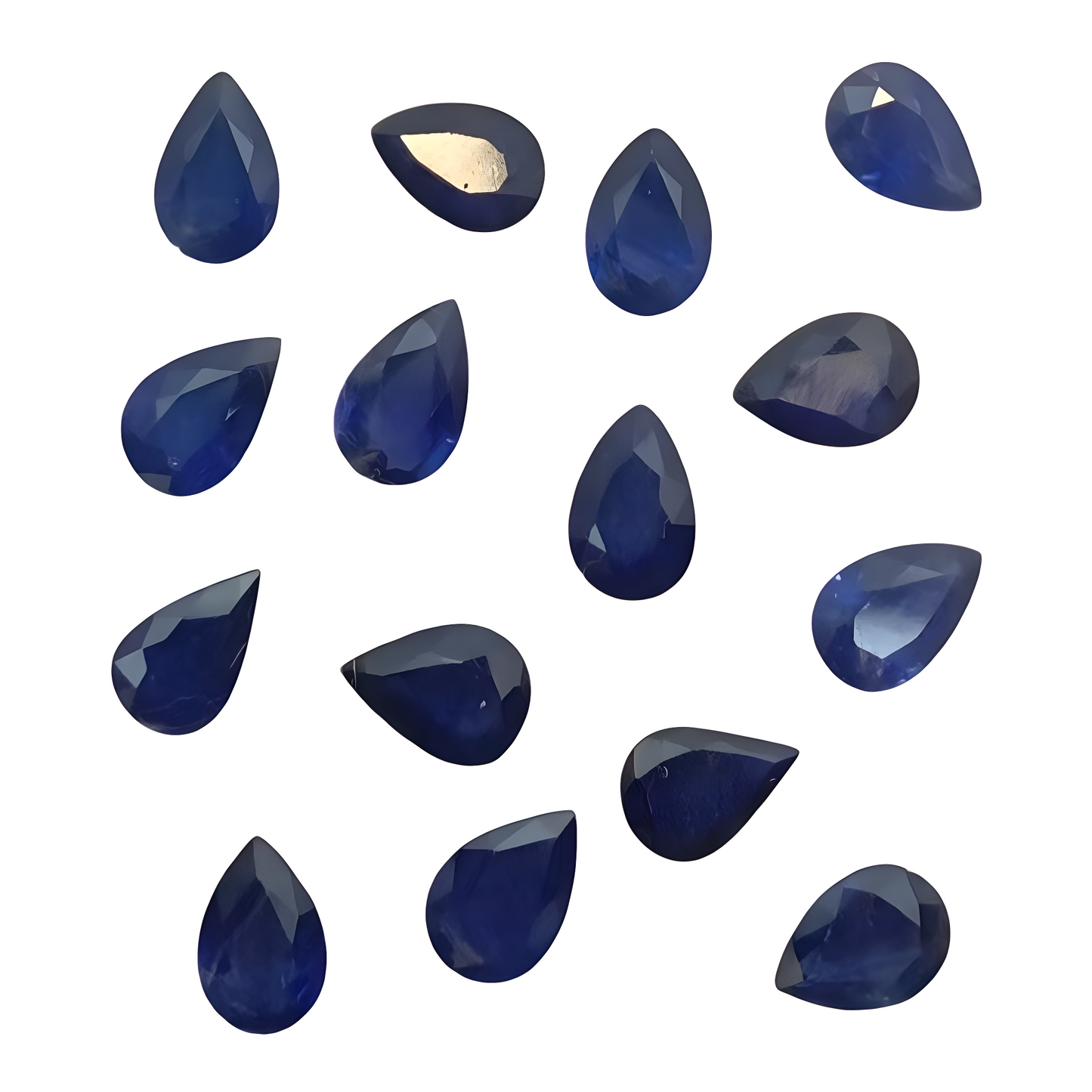 Blue sapphire 6.77 ct (15pcs)