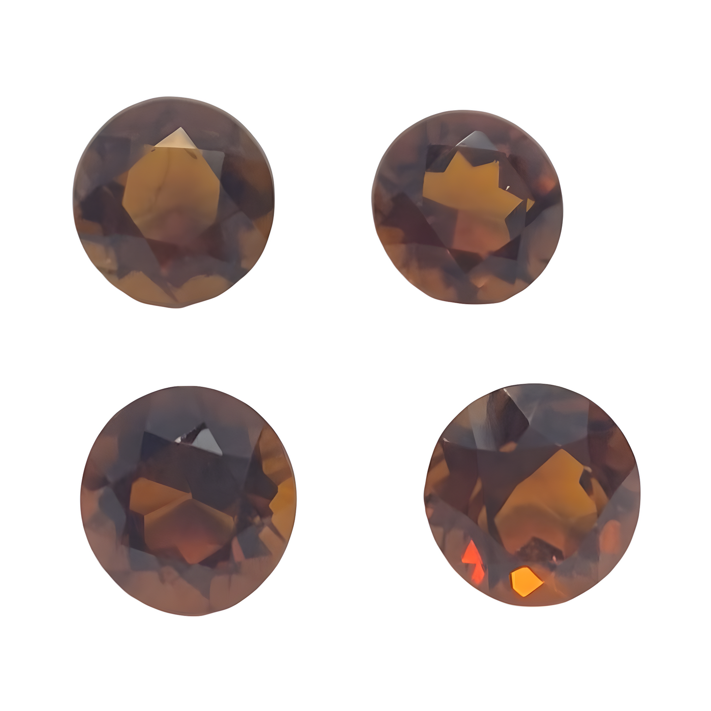 Hessonite garnet 7.9 ct (4pcs)