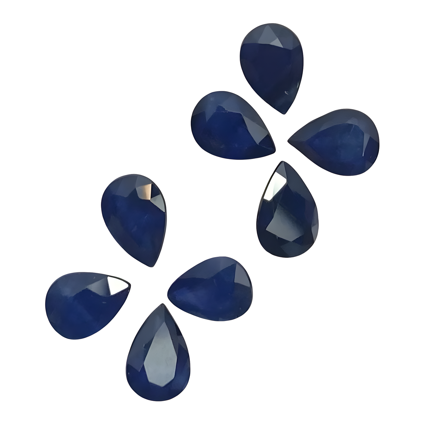 Blue sapphire 7.11 ct (8pcs)