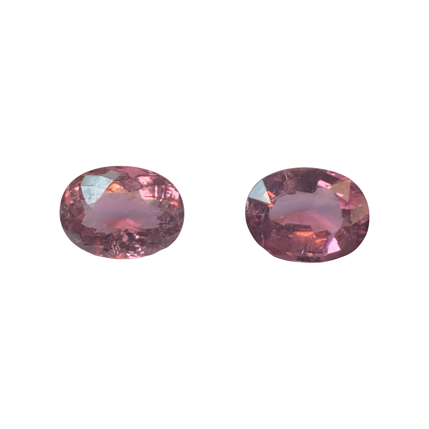 Pink tourmaline pair 8.18 ct