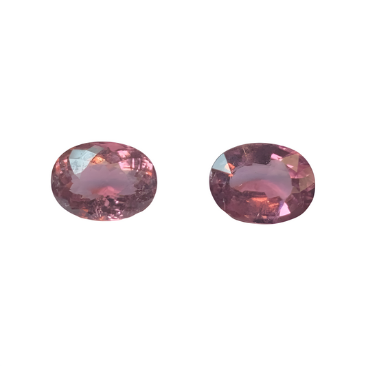 Pink tourmaline pair 8.18 ct