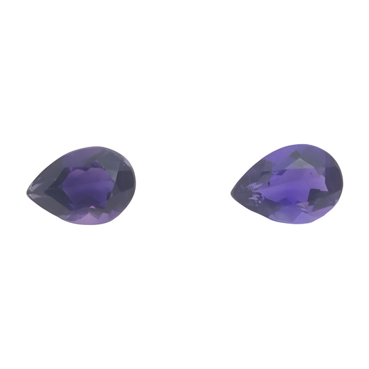 Amethyst pair 2.35 ct
