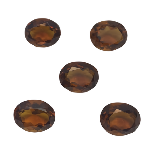 Hessonite garnet 9.92 ct (5pcs)