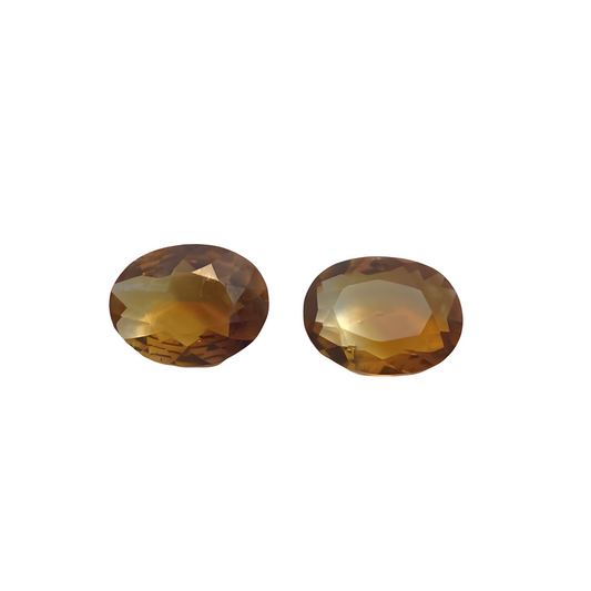 Citrine pair 7.71 ct