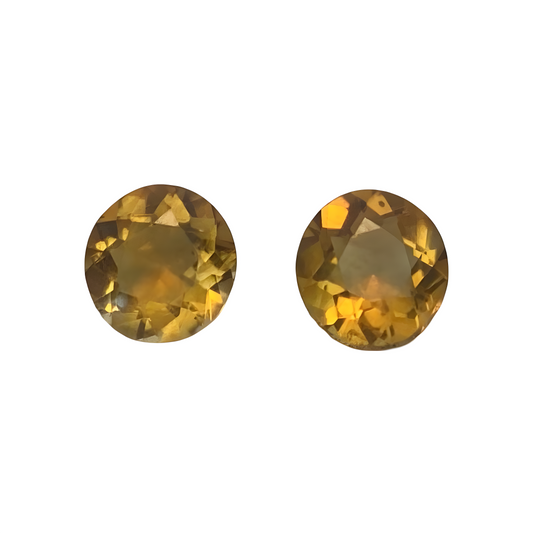 Citrine pair 4.65 ct