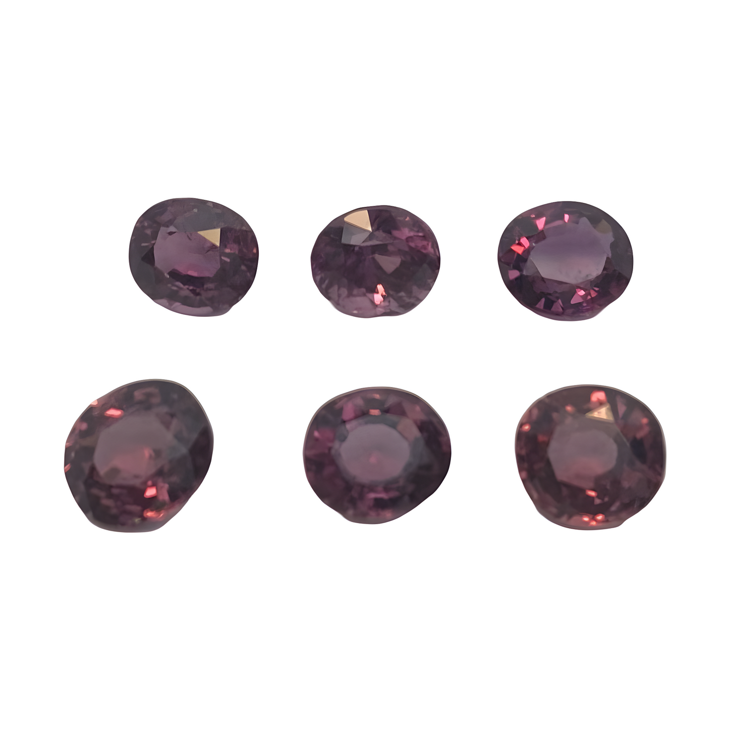 Rhodolite garnet 6.52 ct (6pcs)