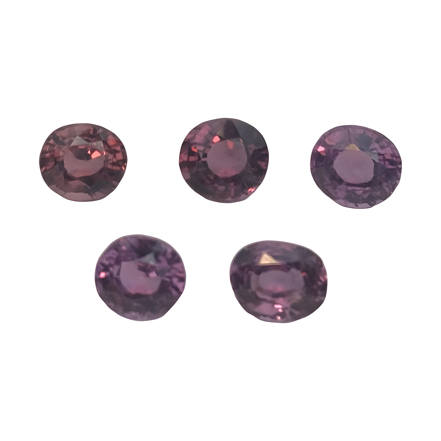Rhodolite garnet 3.92 ct (5pcs)