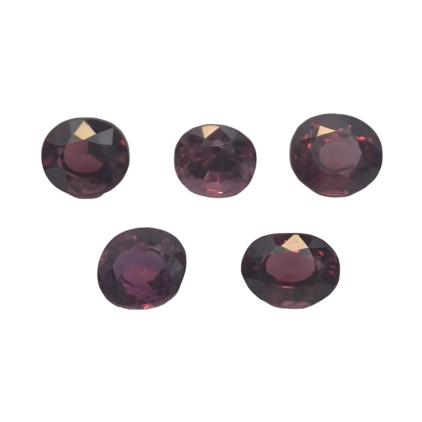 Rhodolite garnet 7.46 ct (5pcs)