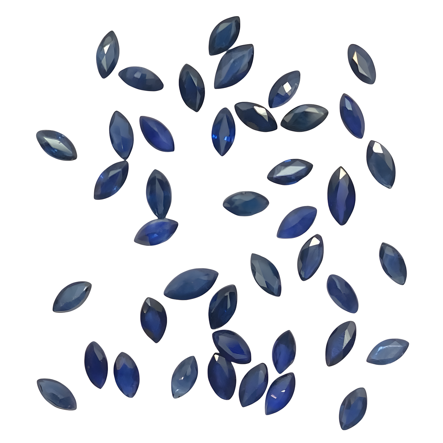 Blue sapphire 4.56 ct (42pcs)