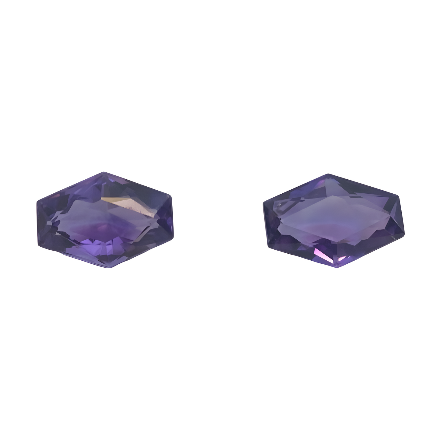 Amethyst pair 5.92 ct