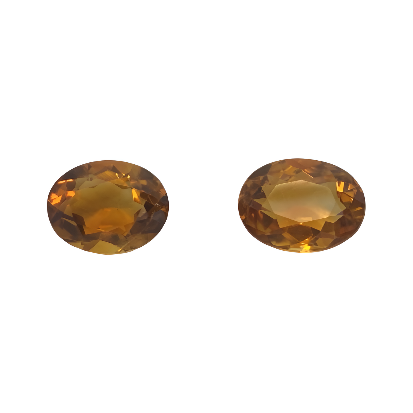 Hessonite garnet pair 8.52 ct